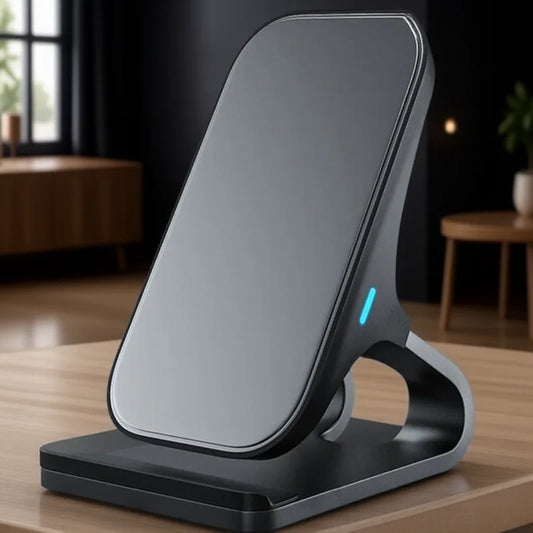 Wireless Charging Stand — 10W Qi Fast Charge, Portrait & Landscape